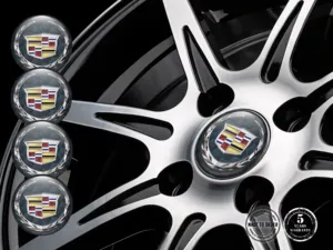 Cadillac Ruota Adesivi Versione Etichette Cupola Silicone